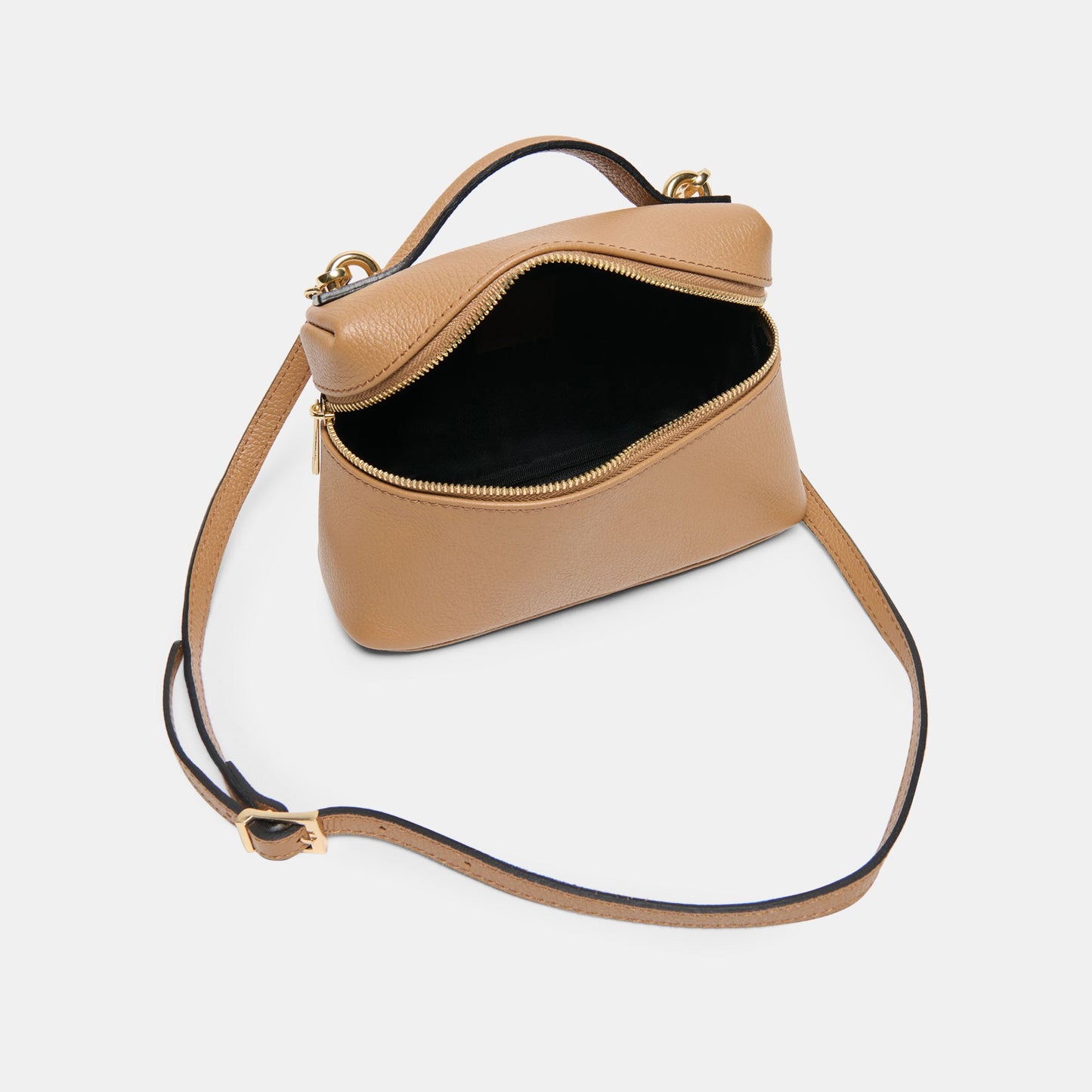 Dolce Vita Leony Tan Leather Crossbody