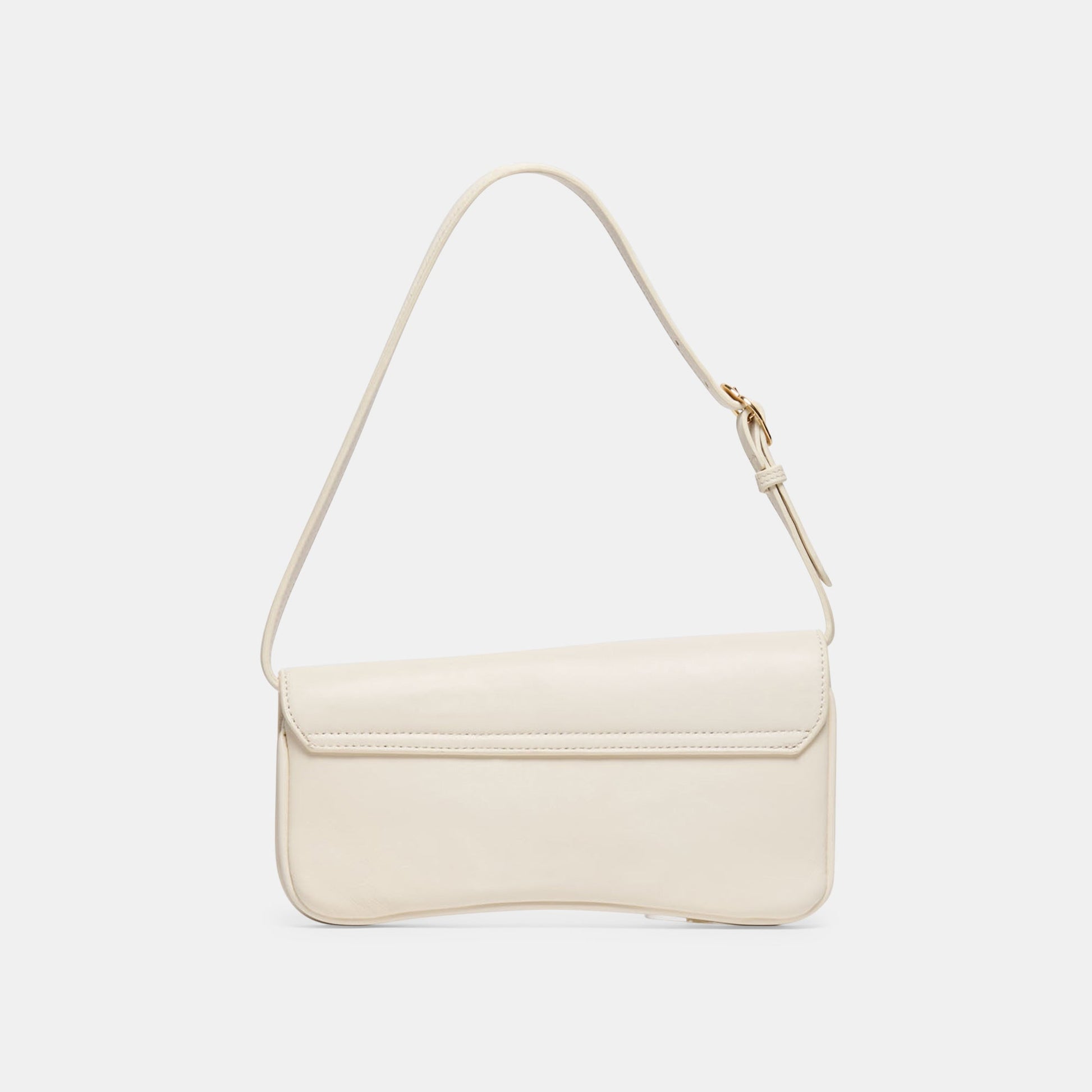 Dolce Vita Azura White Leather Shoulder Bag