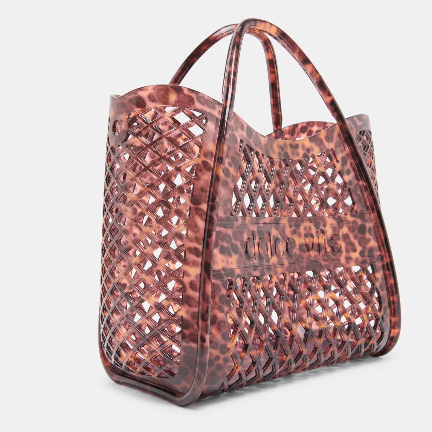Dolce Vita TOAST Tortoise Stella Jelly Top-Handle Handbag