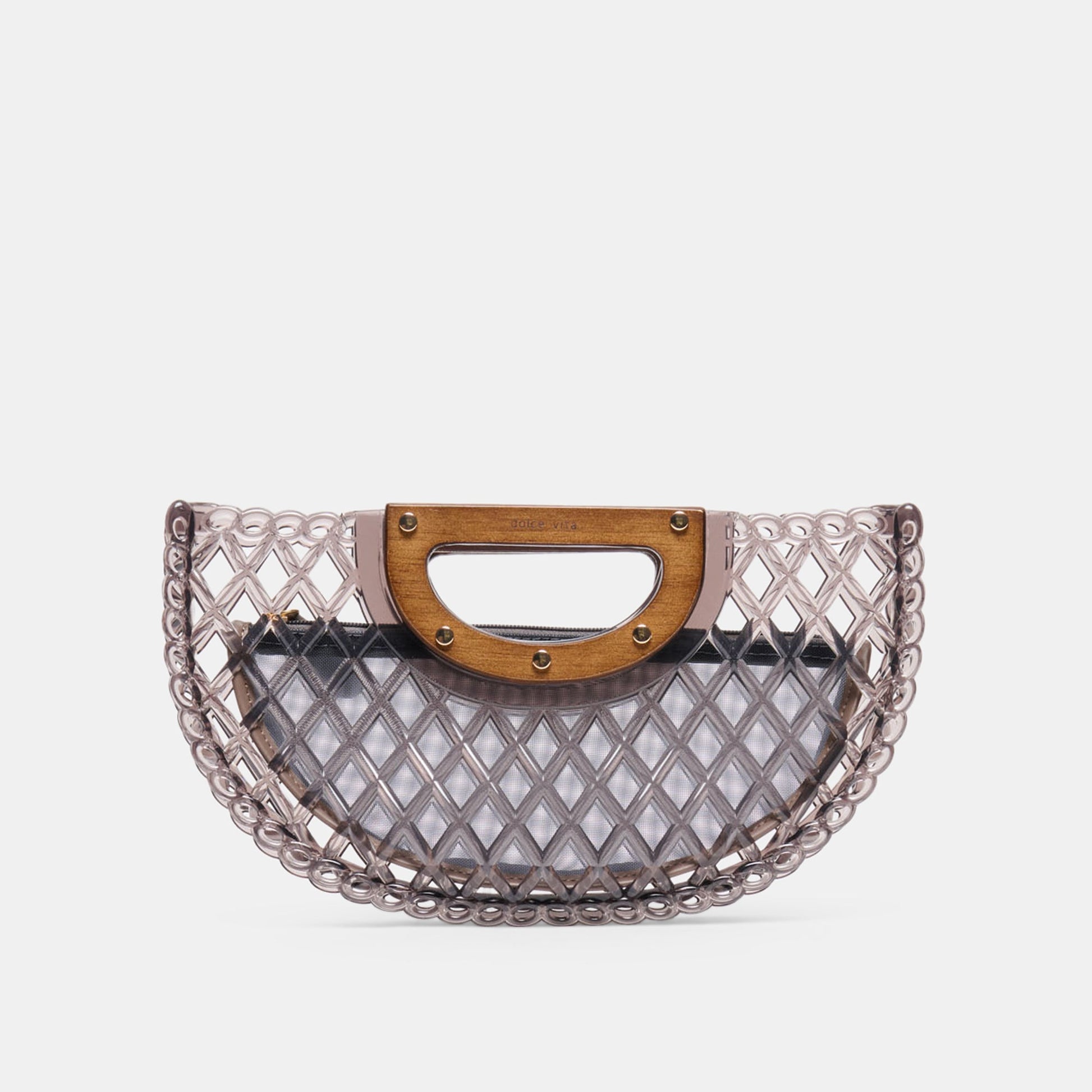 Dolce Vita Solandra Smoke Jelly Clutch