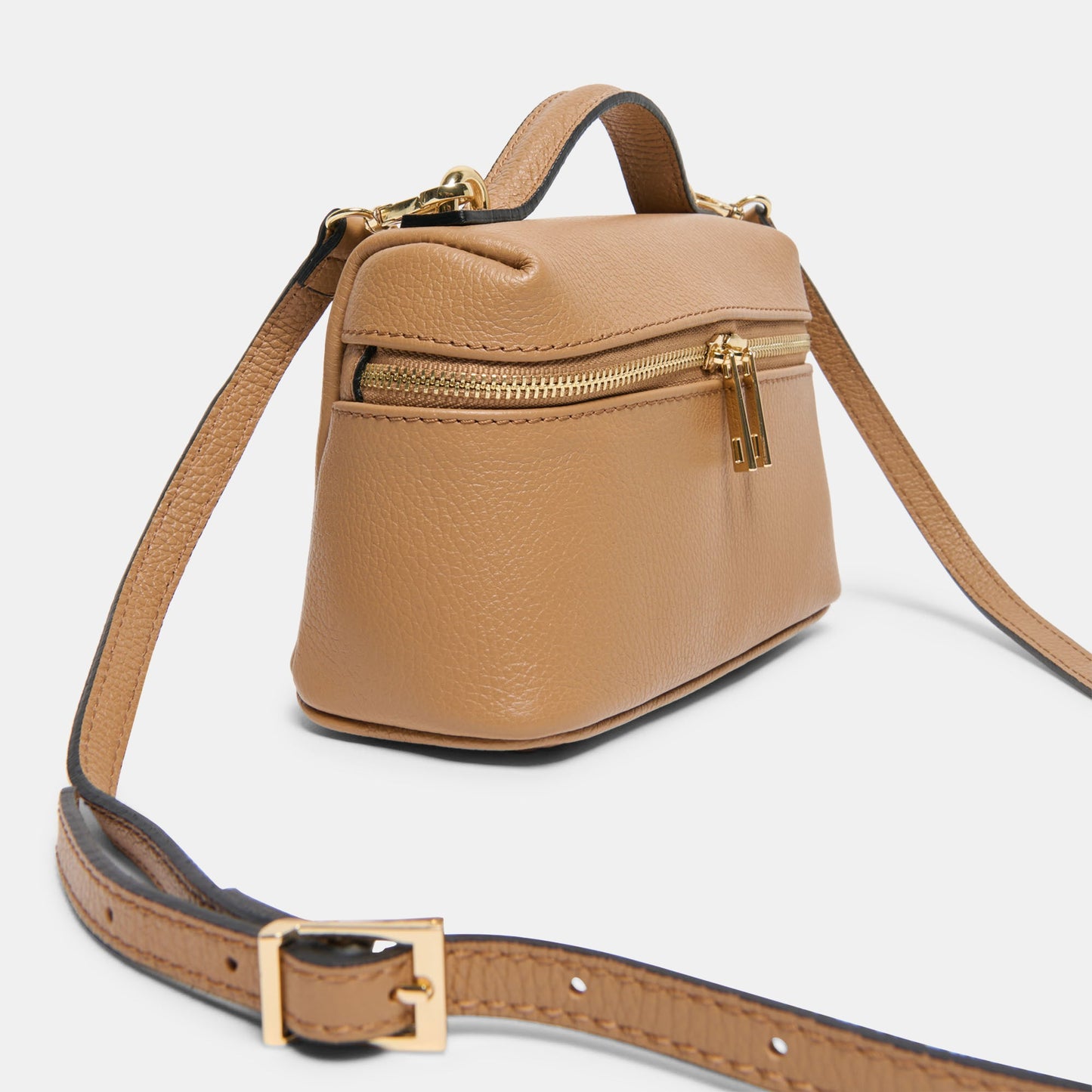 Dolce Vita Leony Tan Leather Crossbody