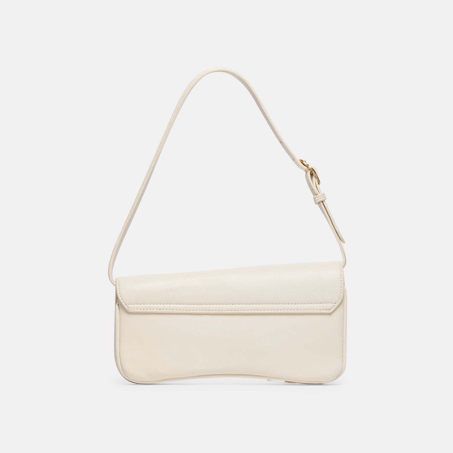 Dolce Vita Azura White Leather Shoulder Bag