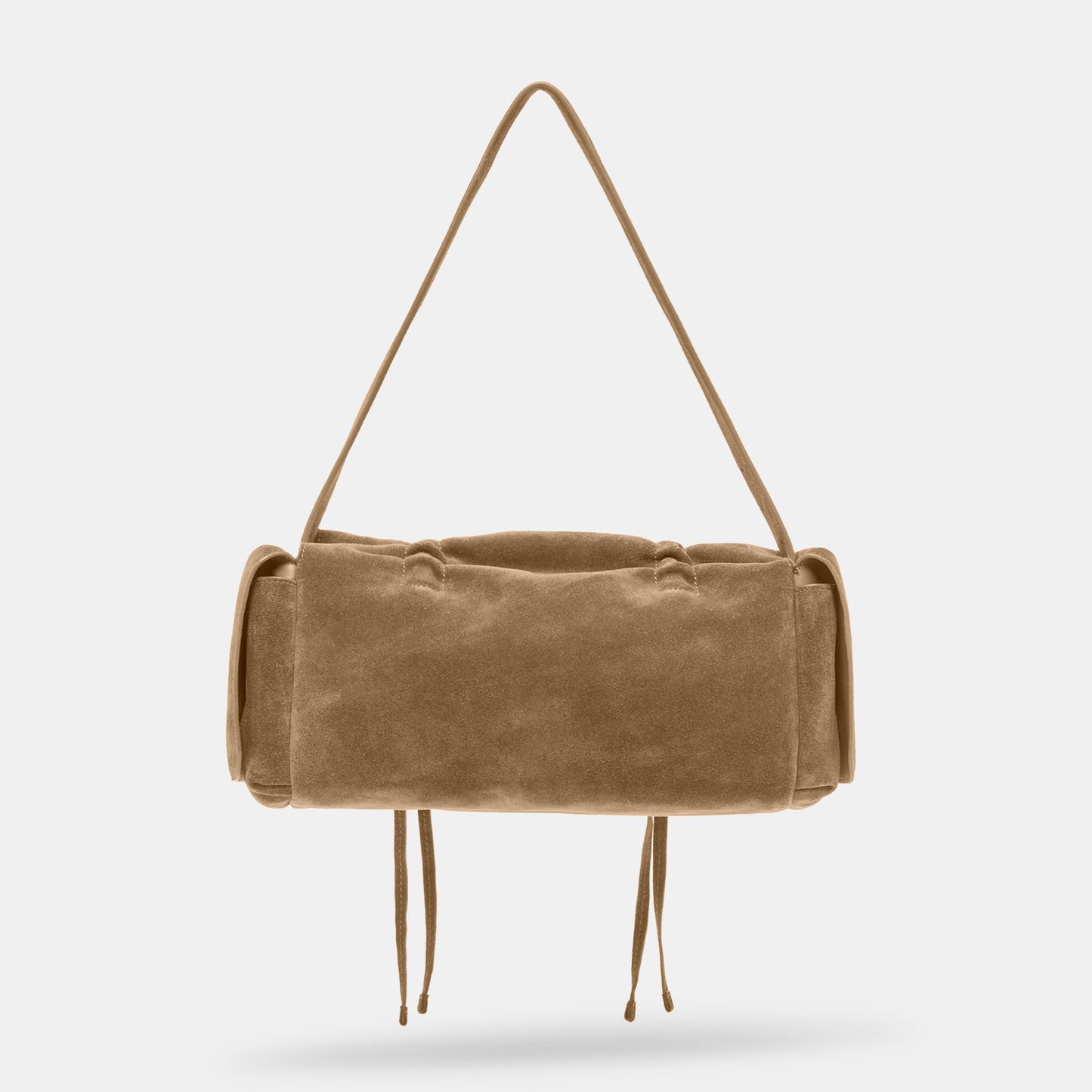 Dolce Vita Hudson Olive Suede Shoulder Bag