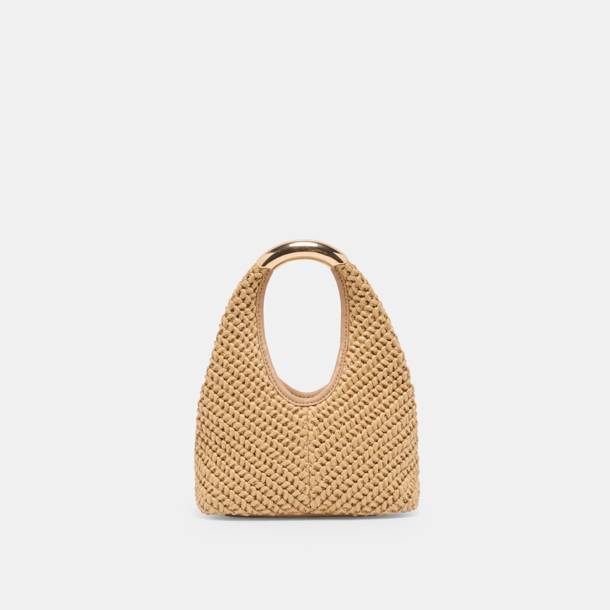 Dolce Vita EVELISE Natural Raffia Mini Handbag