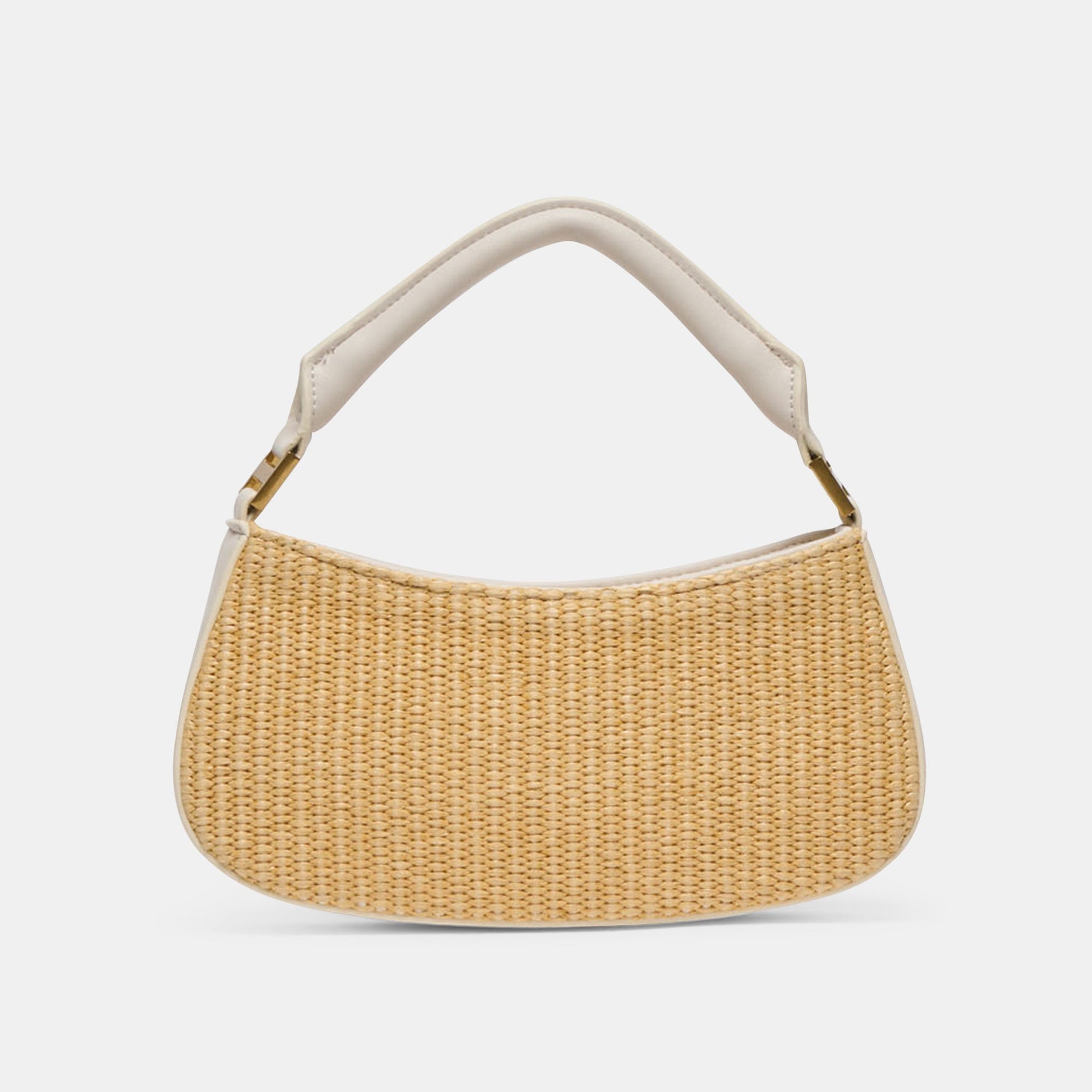 Dolce Vita Nuala Raffia White Stella Handbag