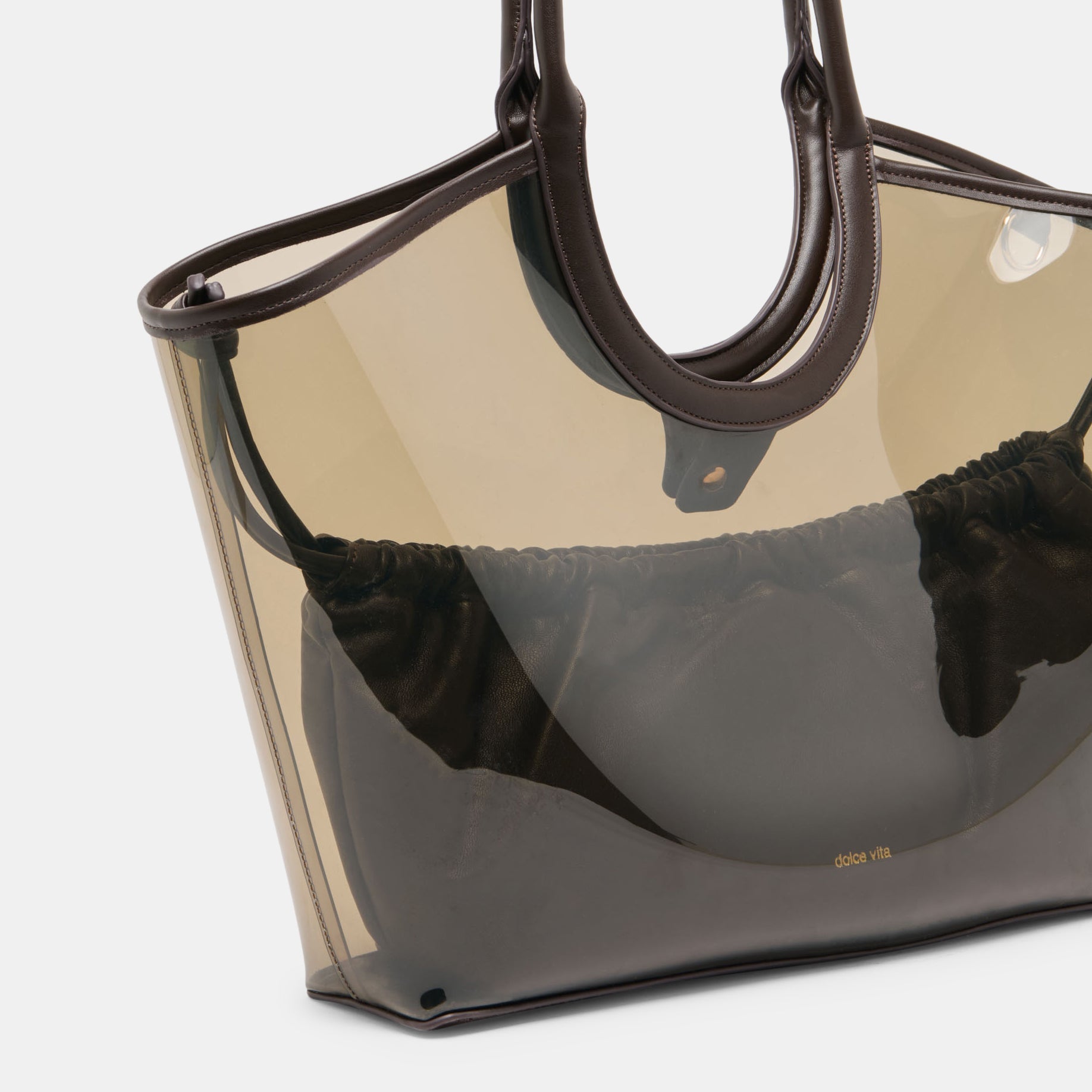 Dolce Vita GISELLE Smoke Jelly Tote Shoulder Bag