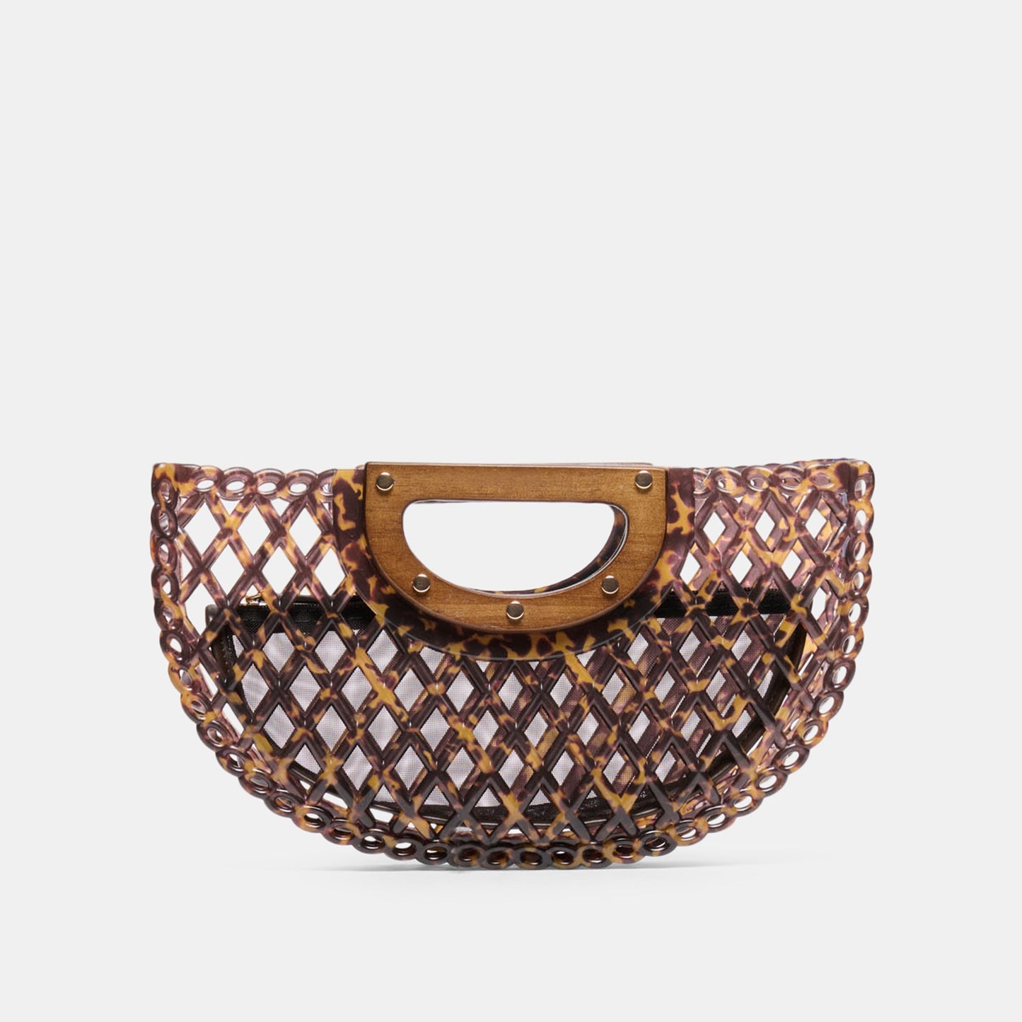 Dolce Vita Solandra Tortoise Jelly Clutch