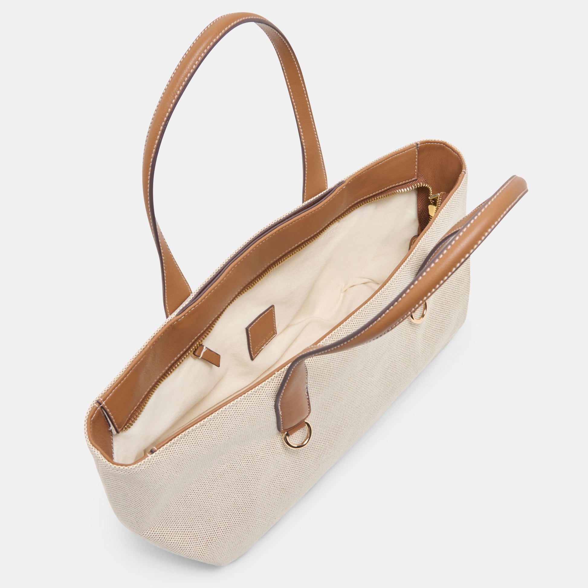 Dolce Vita CLARINA Natural Canvas Shoulder Bag