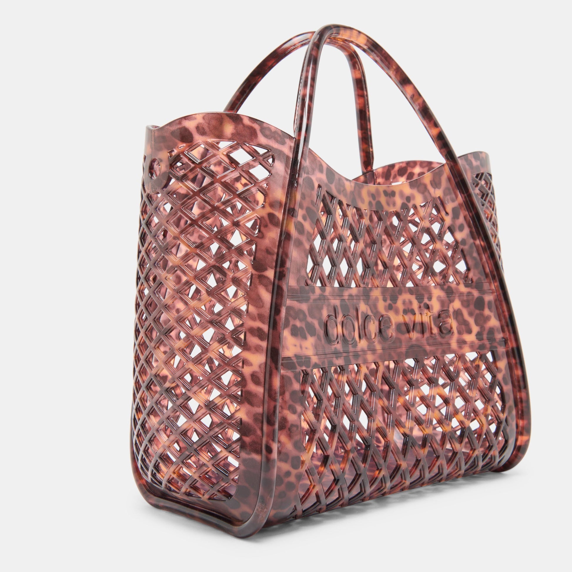 Dolce Vita TOAST Tortoise Stella Jelly Top-Handle Handbag