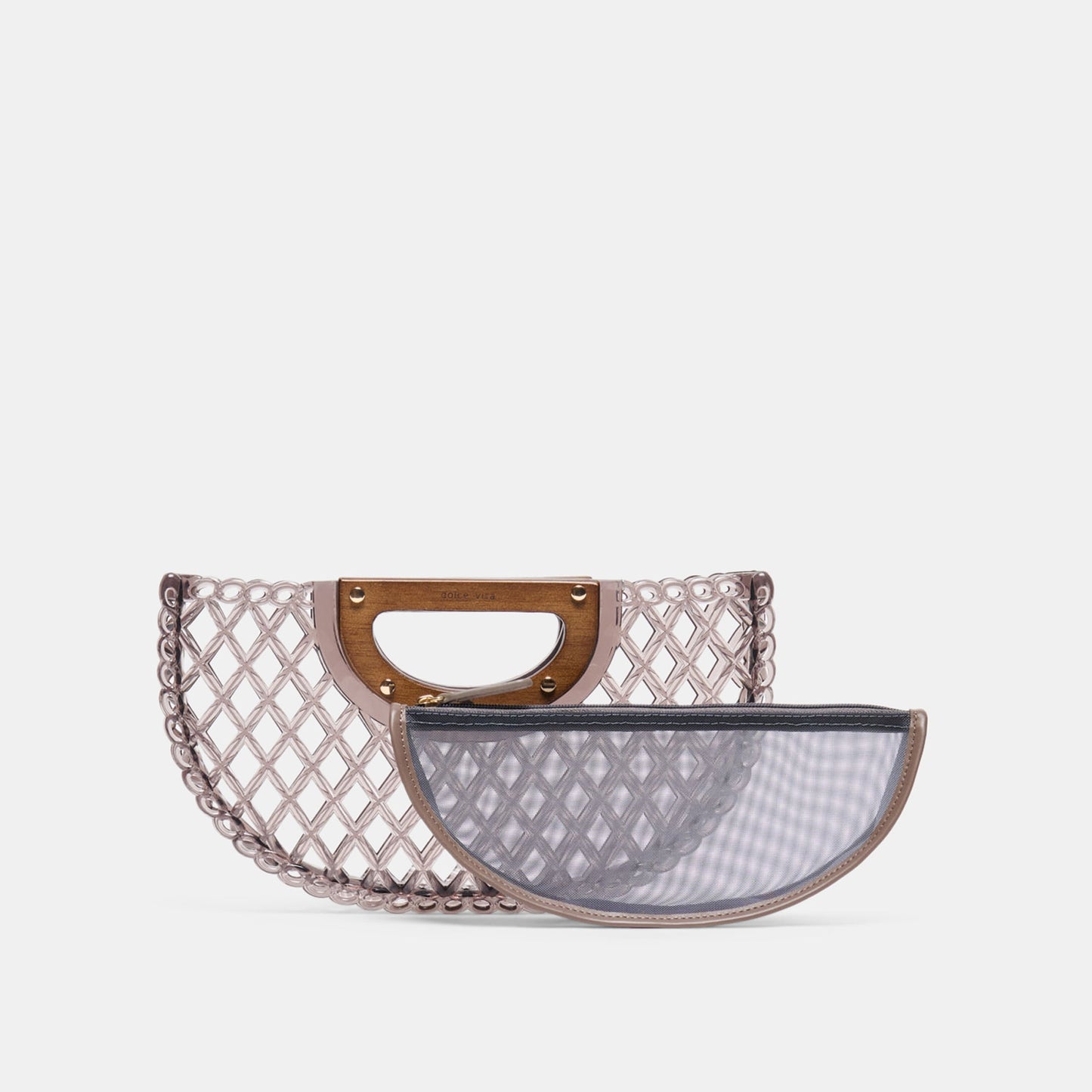 Dolce Vita Solandra Smoke Jelly Clutch