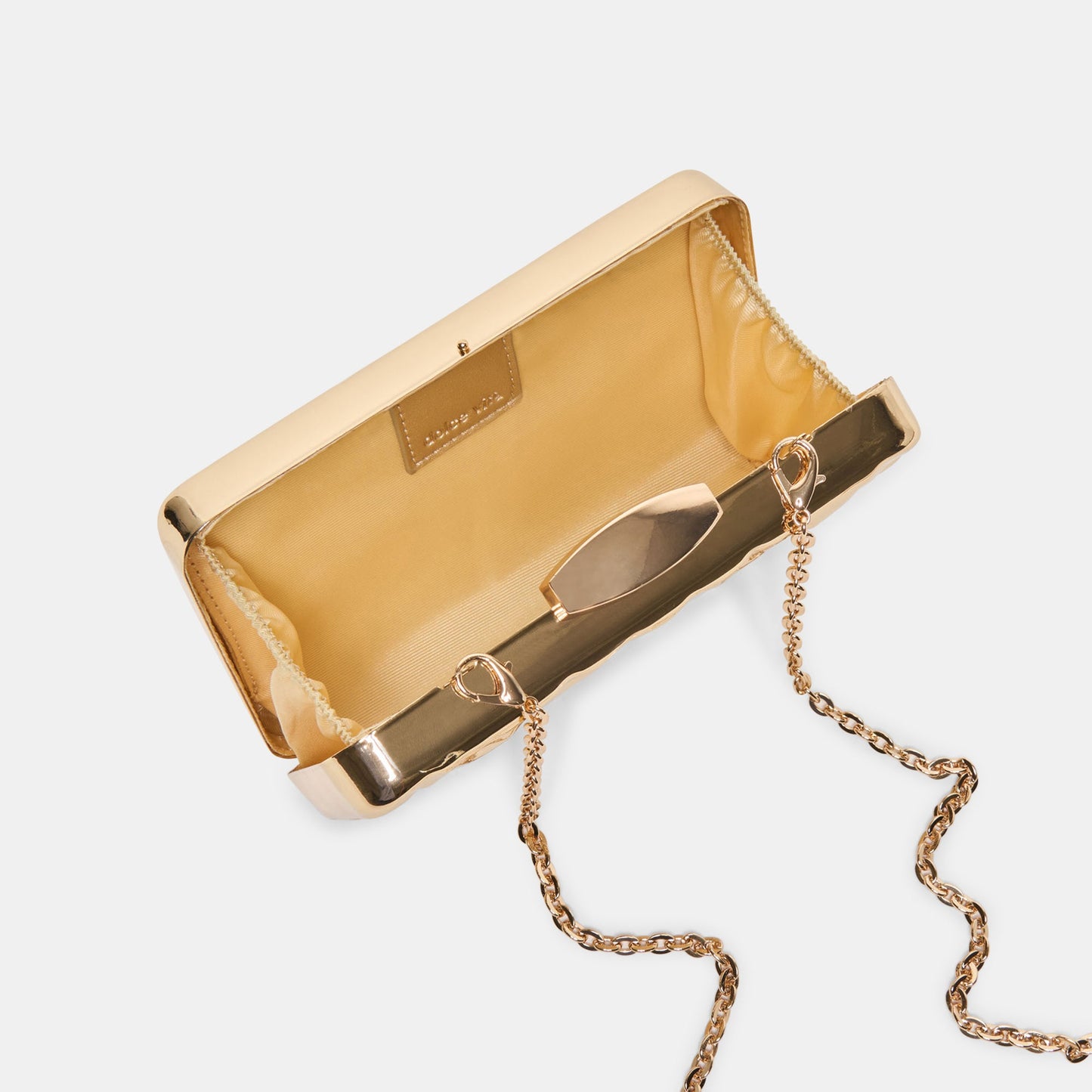 Dolce Vita Delia Gold Metal Clutch
