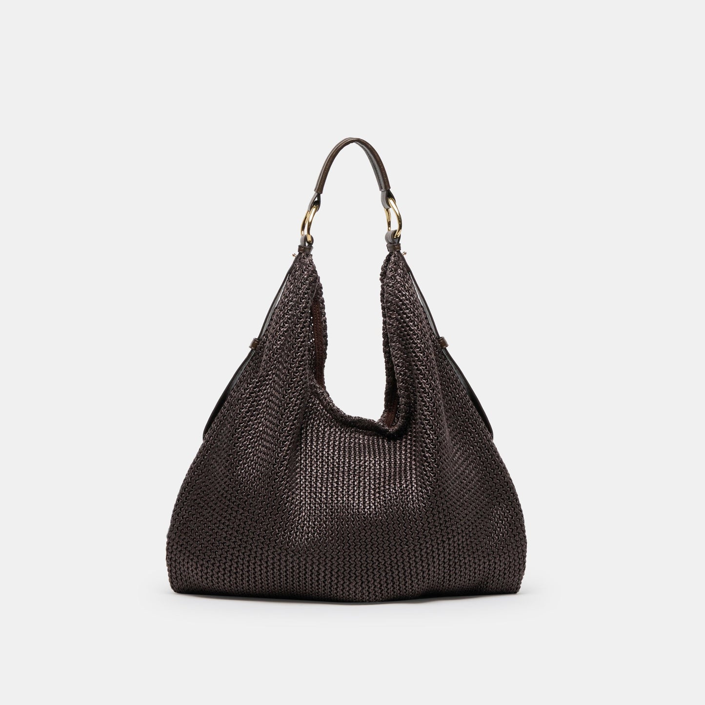 Dolce Vita Miriel Chocolate Raffia Tote