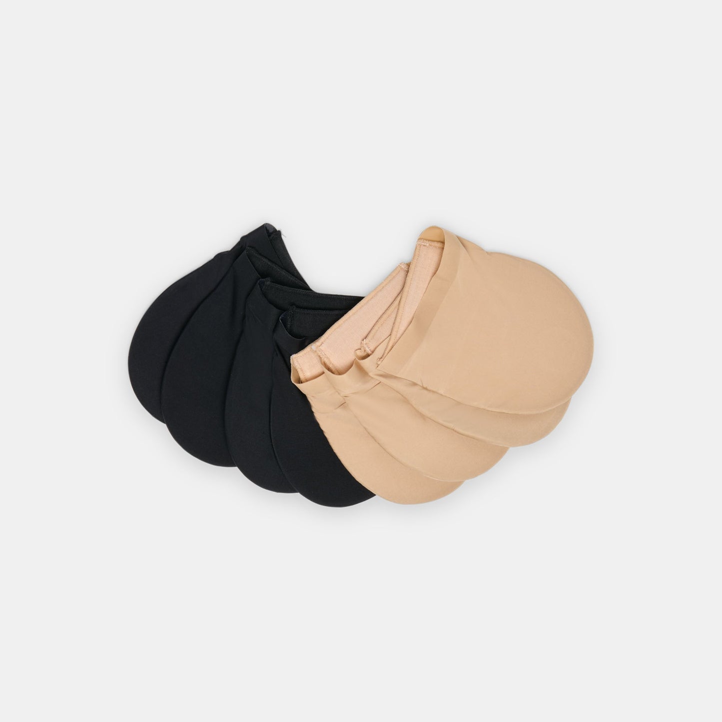 Dolce Vita 4-Pack Cushioned Tan Black Mule Toe Covers