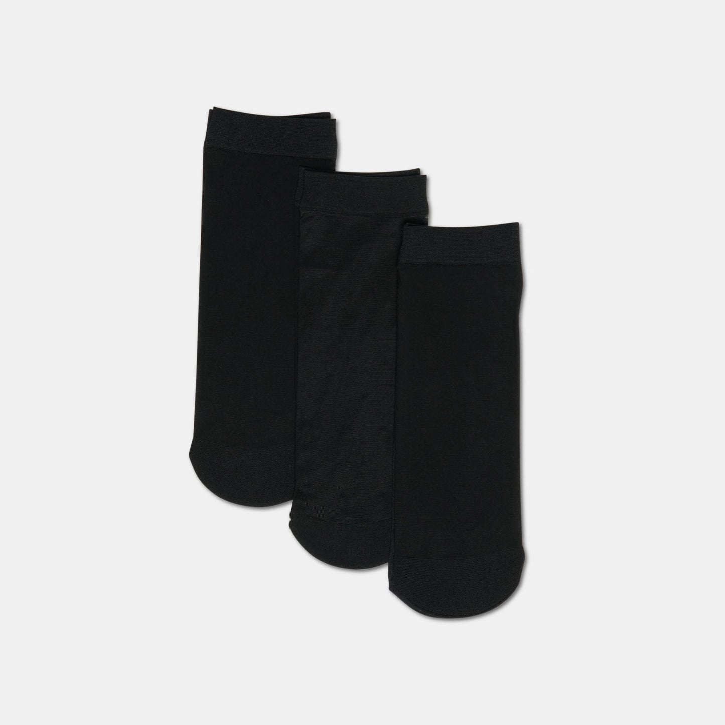 Dolce Vita 3-Pack Ditsy Dot Black Sheer Anklet Socks