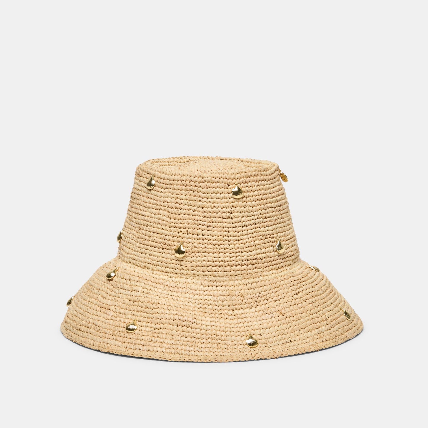 Dolce Vita Straw Natural Cloche with Charms