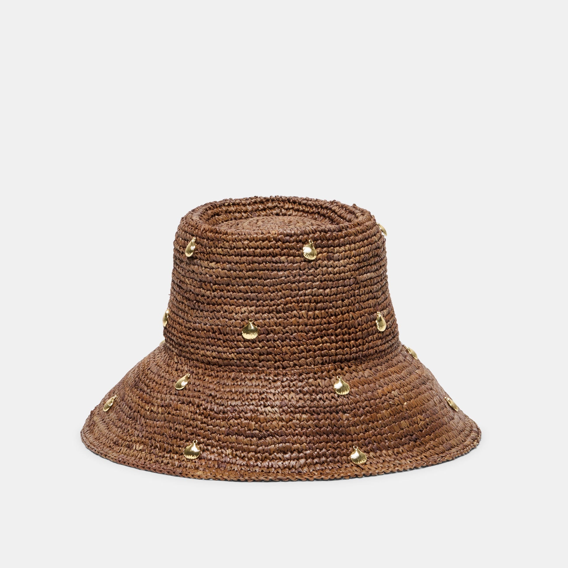 Dolce Vita STRAW CLOCHE WITH CHARMS BROWN
 – Dolce Vita