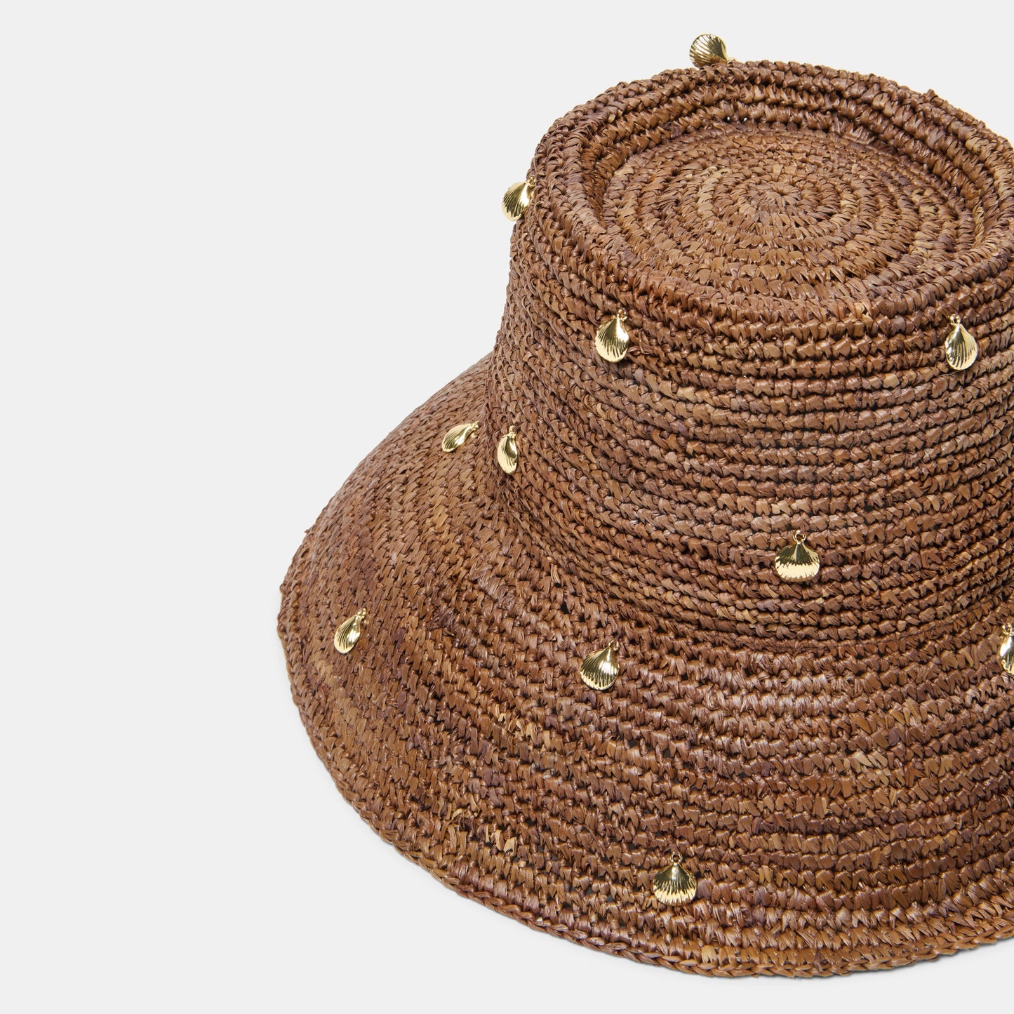 Dolce Vita STRAW CLOCHE WITH CHARMS BROWN
 – Dolce Vita