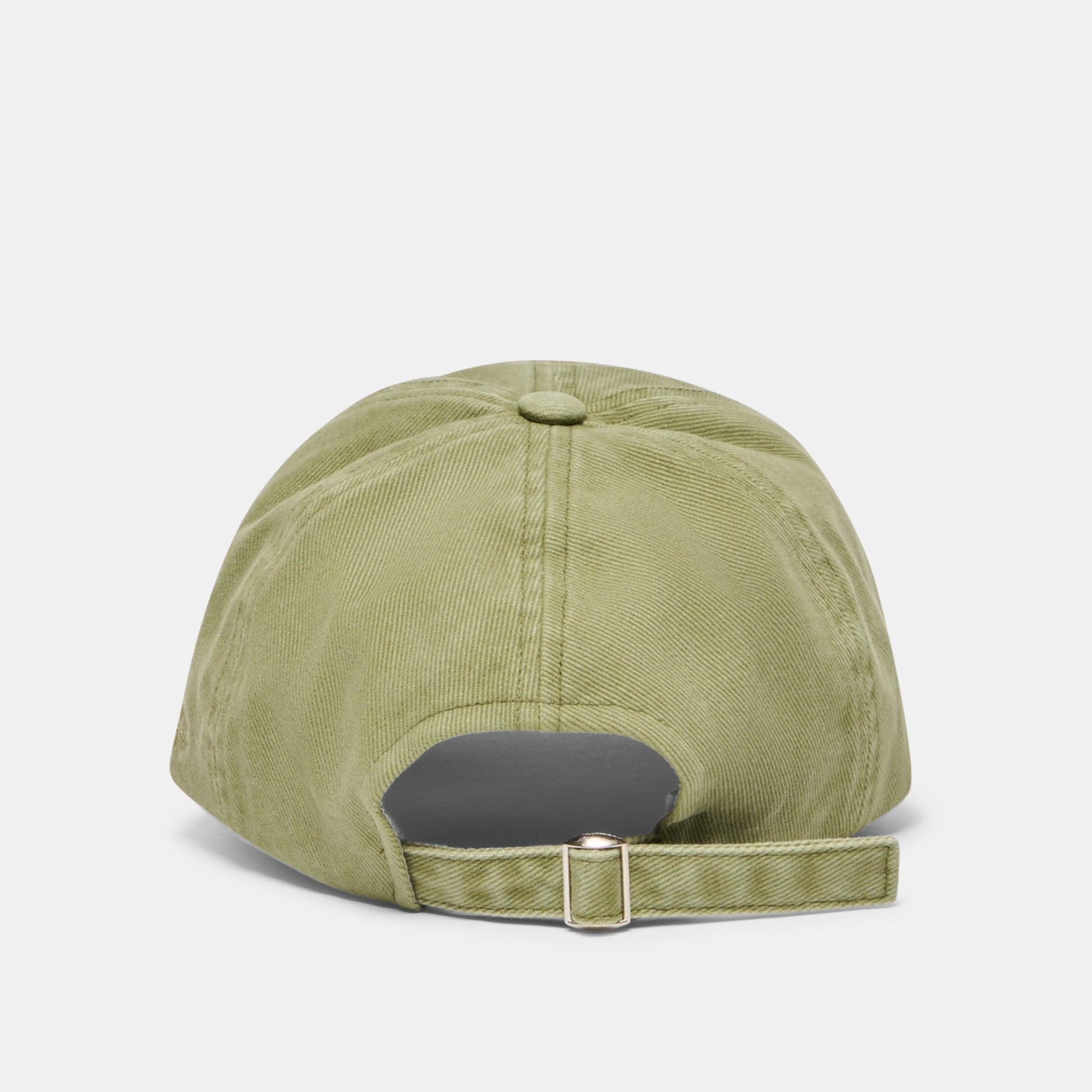 Dolce Vita Distressed Olive Baseball Cap with Embroidery